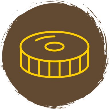 Çikolata simgesi, basit tarzı