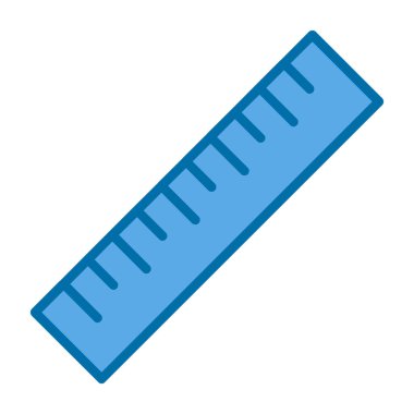 ruler icon, vector illustration simple design