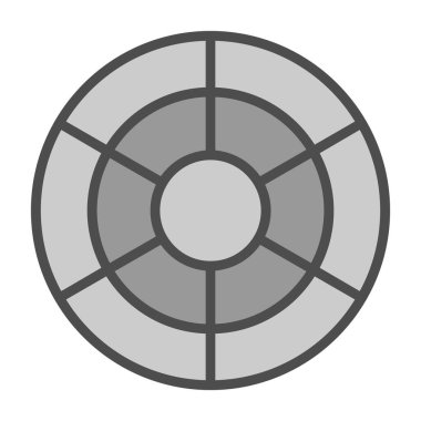 hedef simge vektör illüstrasyonu