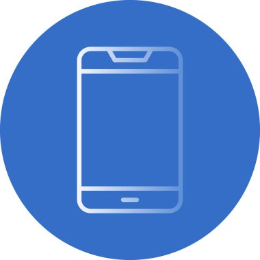 Akıllı telefon simgesinin vektör illüstrasyonu 