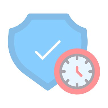 işaretli vektör düz simgesini kontrol et