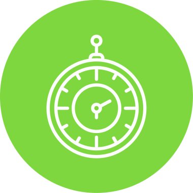 Eski saat grafik web simgesi basit illüstrasyon 