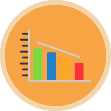 Grafik. Web simgesi basit illüstrasyon 