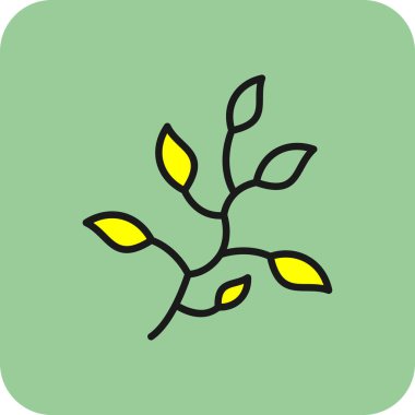 Branch vektör illüstrasyonunu Bırakıyor