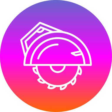 Bir kask simgesinin vektör illüstrasyonu