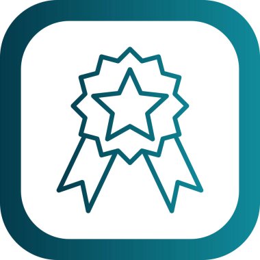 Ödül. Web simgesi basit illüstrasyon