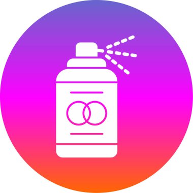 Sprey boya kutusu simgesi basit illüstrasyon