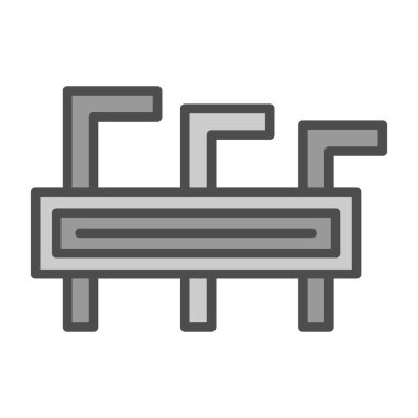 kanepe simgesi, çizgi tasarımı