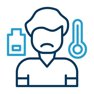 Üzgün yüz vektör simgesi