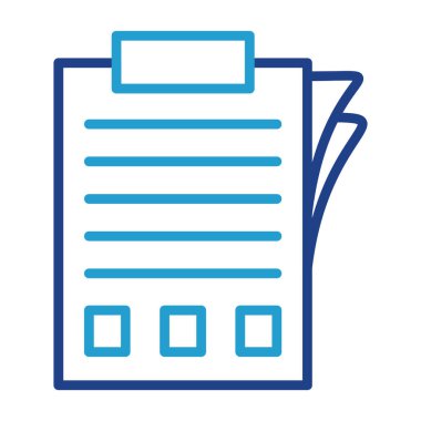 belge simgesi, vektör illüstrasyonu basit tasarım