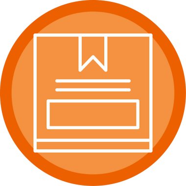 kutu simgesi, vektör illüstrasyonu basit tasarım