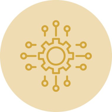 devre kartı simgesi vektör illüstrasyonu