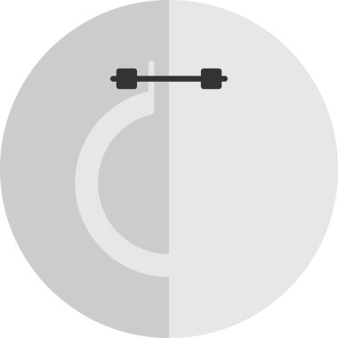 Spor aletleri simgesi, basit stil