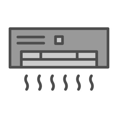 Modern klima simgesinin vektör illüstrasyonu                                     