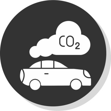 Emission  web icon vector illustration