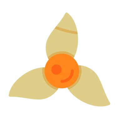 çiçek simgesi vektör illüstrasyonu