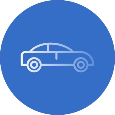 araba simgesi, vektör illüstrasyonu 