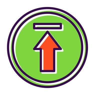 gönderme satırı simgesi, vektör illüstrasyonu