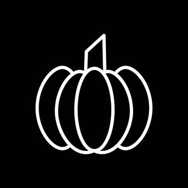 Pumpkin web icon vector illustration