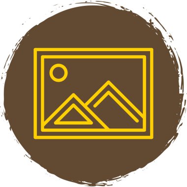 resim simgesi, vektör illüstrasyonu basit tasarım