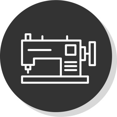 Makine Ağı simgesi, vektör illüstrasyonu