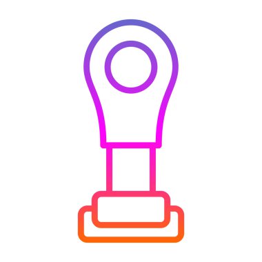 Lamba. Web simgesi basit illüstrasyon