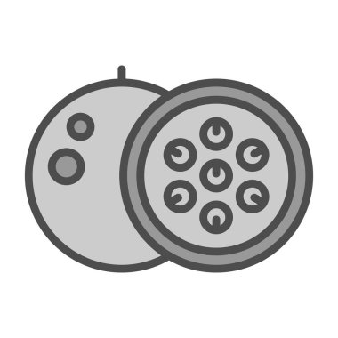 Çizgi film Passionfruit 'in vektör çizimi