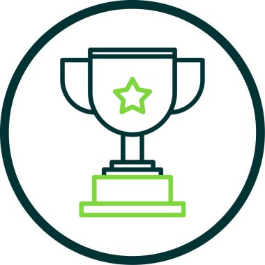 kupa vektör illüstrasyonu, simge ögesi arkaplanı                       