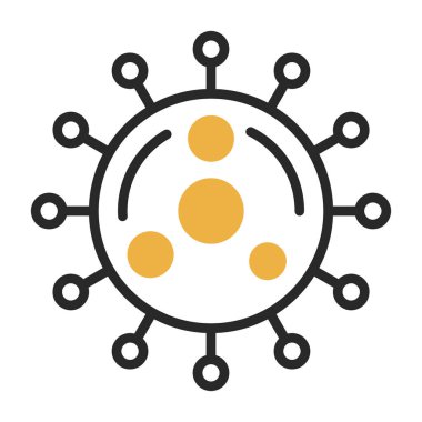 Virüs ikonu vektör illüstrasyonu