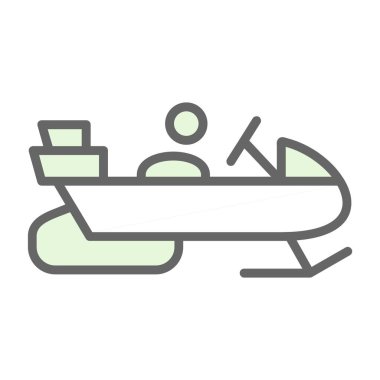 Kar mobil düz simge, vektör illüstrasyon basit tasarım