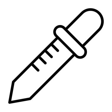 Kalem. Web simgesi basit illüstrasyon