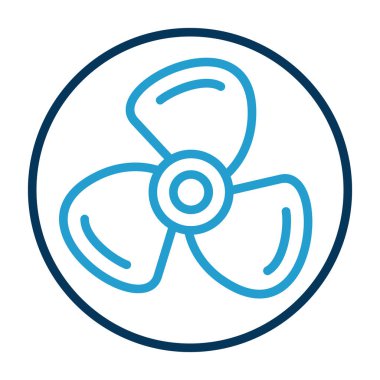 fan simgesi vektör illüstrasyonu