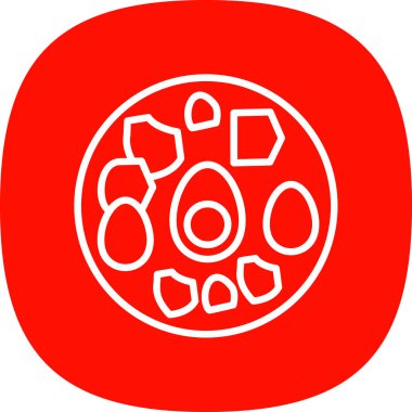 Şeker ikonu vektör illüstrasyonu