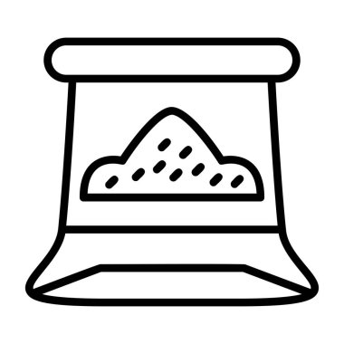 Ekmek ikonu. özet vektörü