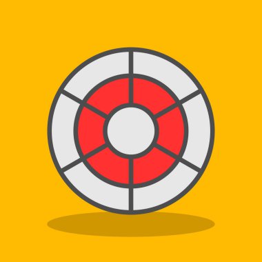 hedef simge vektör illüstrasyonu