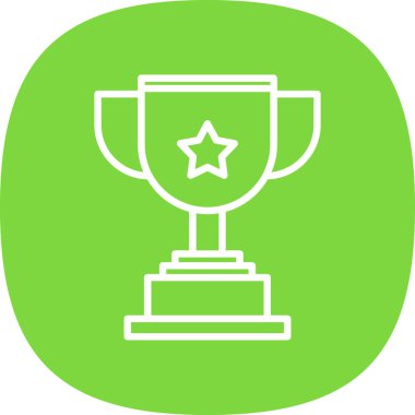 kupa vektör illüstrasyonu, simge ögesi arkaplanı                       