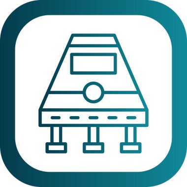 uzay gemisi kapsülü ikon vektör çizimi