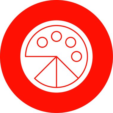 İnsansız hava aracının modern bir simgesinin vektör çizimi