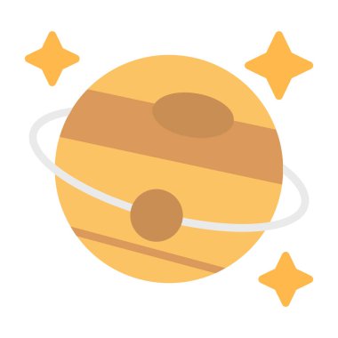 Uzay simgesi vektör illüstrasyonu