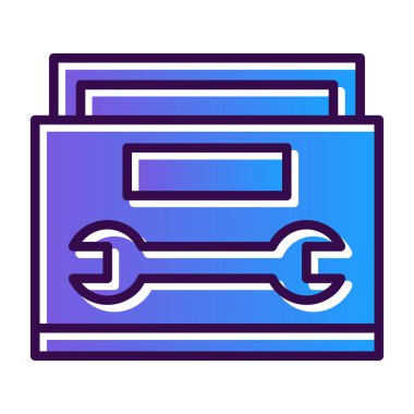 Kitap. Web simgesi basit illüstrasyon