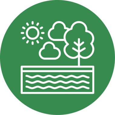 Bulut simgesinin vektör illüstrasyonu