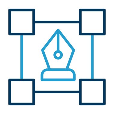 Ağ web simge vektör çizim