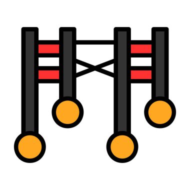 Modern simgenin vektör illüstrasyonu