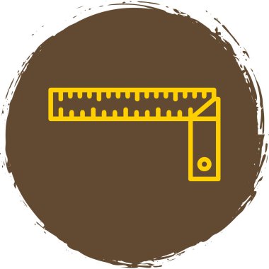 cetvel simgesi çizimi