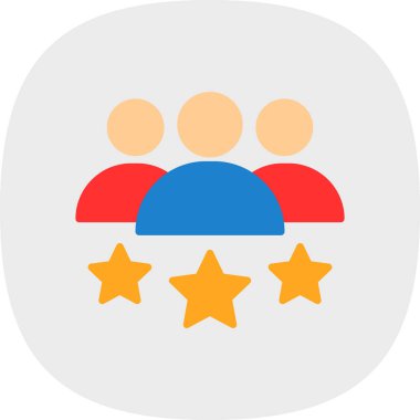 İş insanları simgesinin vektör illüstrasyonu