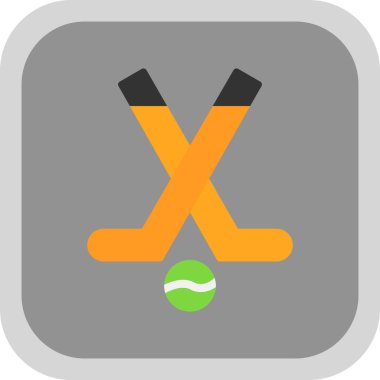 Modern Hokey simgesinin vektör çizimi                          