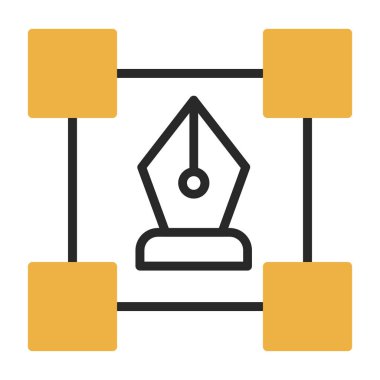 iş simgesi soyut arkaplanda izole edildi