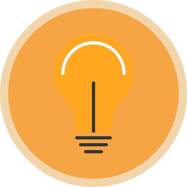 ampul izole edilmiş simge tasarımı, vektör illüstrasyonu 