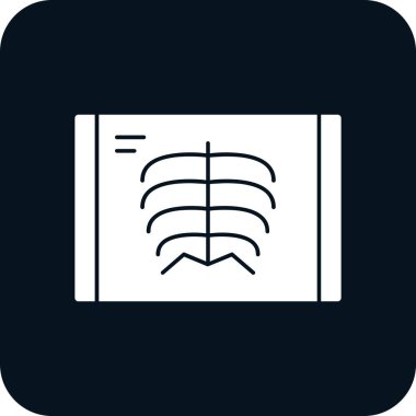 İnsan kemikleri simgesinin vektör illüstrasyonu