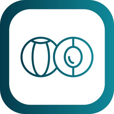 güzel halka vektör çizgisi simgesi